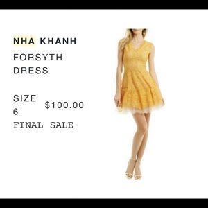 Nha Khanh Yellow Forsyth dress